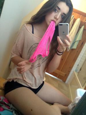 Sexy Teen Linneah Showing Off Her Hot Little Panties