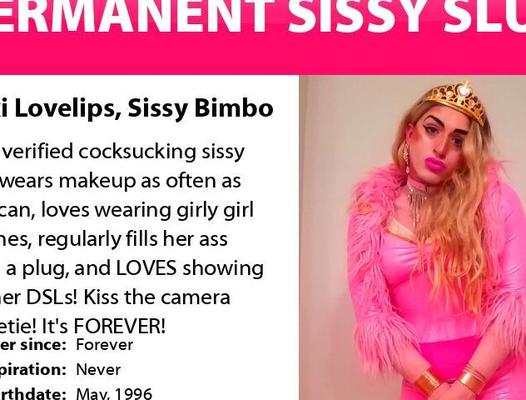 Sissy Lexi Lovelips Carte d'identité Sissy