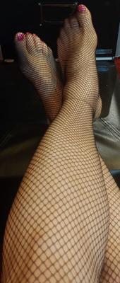 Holly&#;s new fishnet stockings