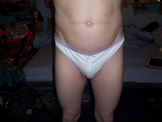 Me In My Collection Of Knickers