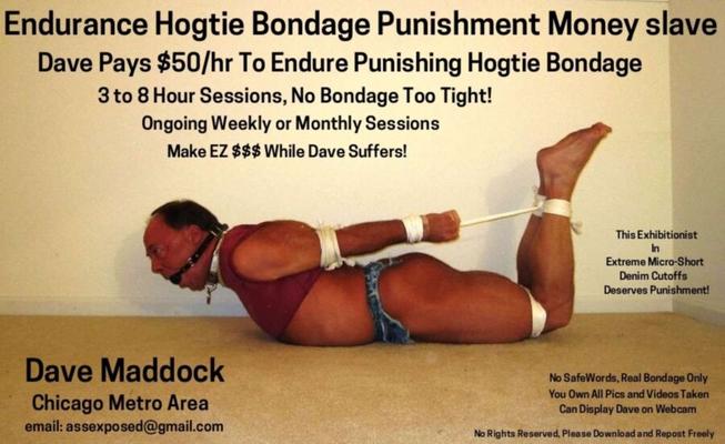 Endurance Hogtie Bondage Punishment Money slave