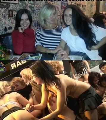 Blonde Birthday Girls Night Out Ends in Lesbian Orgy