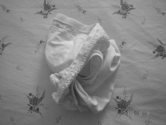 My wife´s white dirty panties...