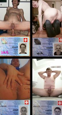 swiss fags with id