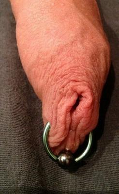 Male Chastity Foreskin Piercing