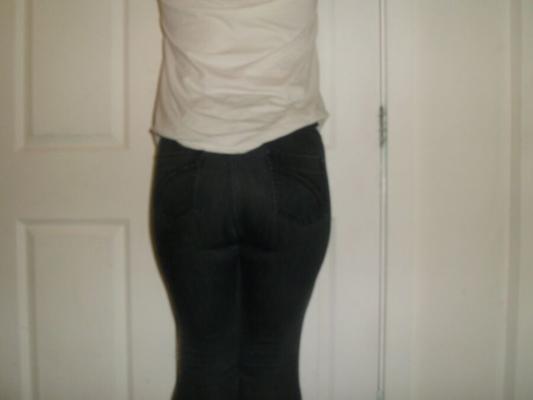 Ass Shot in Skinny Tight Jeans