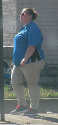 HUGE Belly bbw ssbbw MASSIVE OVERHANG muffin top