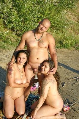 Gypsy Threesome at Public Lake