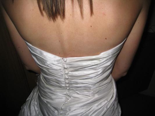 Bride just out of her dress - hot