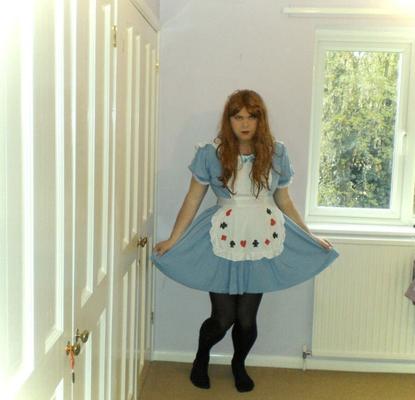 Me Dressed as Alice of wonder land