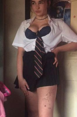 Chav Teen In Uniform