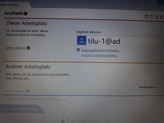 AnyDesk-Zugang