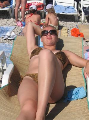 wife on holiday