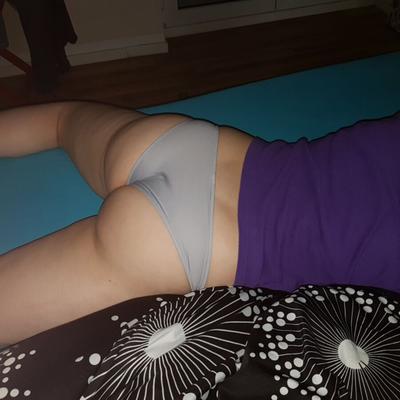 Caught my Girl sleeping. Panty out and cum on her!