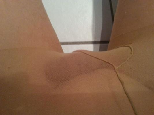 Sheer Pantyhose Self Shots