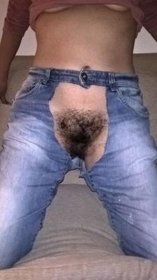 Hairy JoyTwoSex In Denim