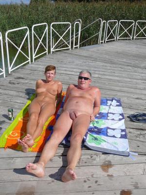 Tomas and Henriett, Hungarian nudists