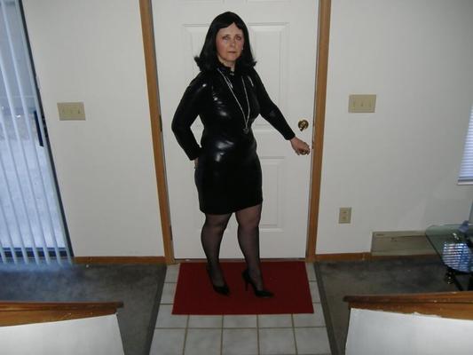 Leather Dress Slut