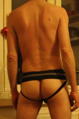 Me in black jocks