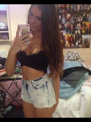 Sexy brunette teen