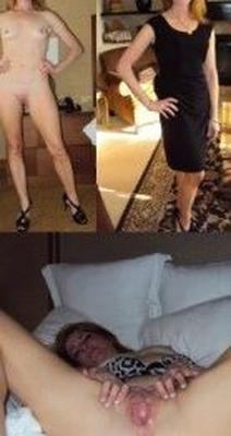 MILF Wife Before and After