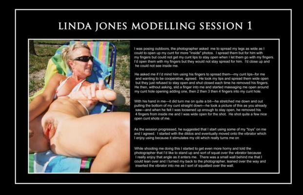 Sesión de modelaje de Linda Jones