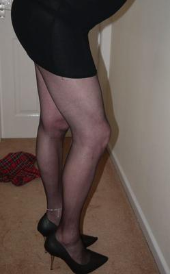 Black Dress  Black Tights Pantyhose