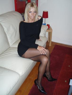 Real Life Pantyhosed MILFs 68 - Blonde Russian Slut Wife