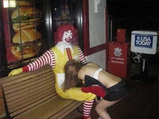 Ronald Mcdonald (gets more head than I do)