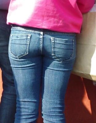 Hermosas colillas en jeans