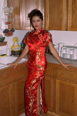 Imelda - Red Oriental Dress