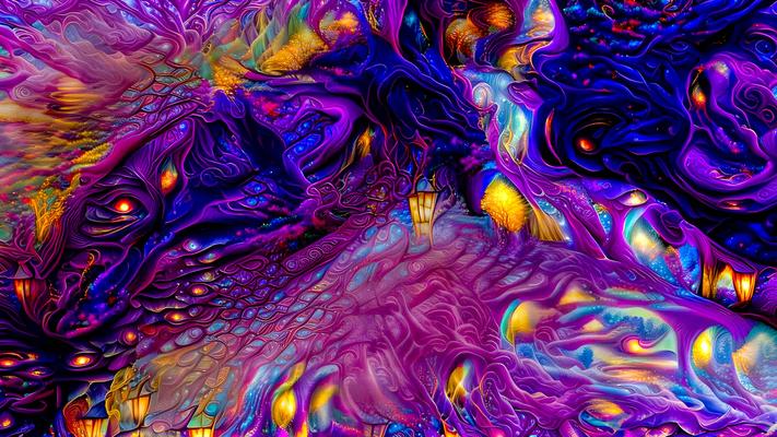 Psycedelic AI Artwork