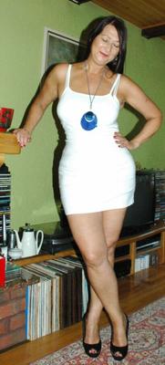 Maduro Lucy Vestido Branco