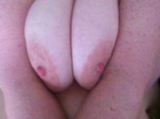 BBW showing off big plump titties