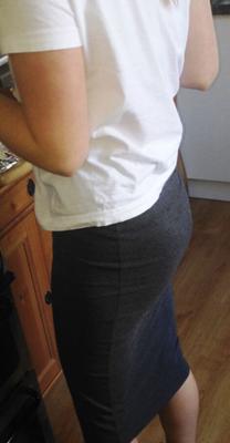 gf in pencil skirt for the new man in her office - PLS COMMENT