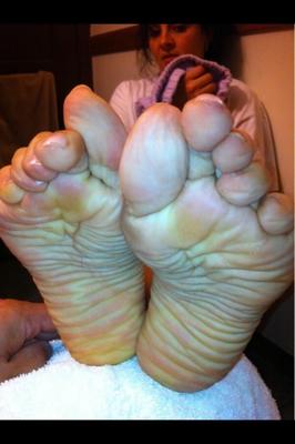 wife wrinkled soles