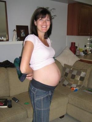 Preggo MILF pour les faux