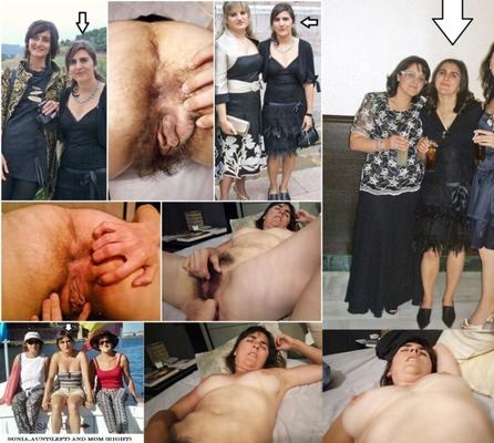 collages d'épouses exposées et humiliées