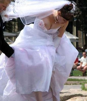 Bridal Cleavage and Downblouse