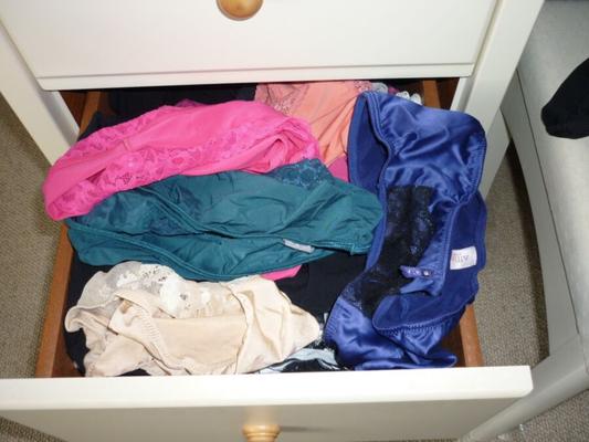 Stolen panties in bedroom raid