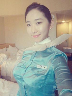 Koreanische Amateur-Stewardess