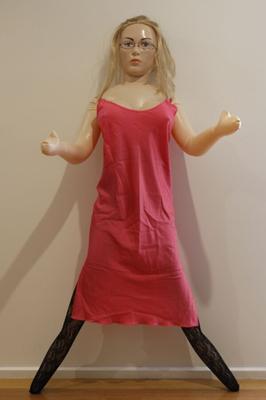 Sexy love doll pink night dress