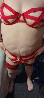 Wife&#;s new strappy lingerie for comments and exposing