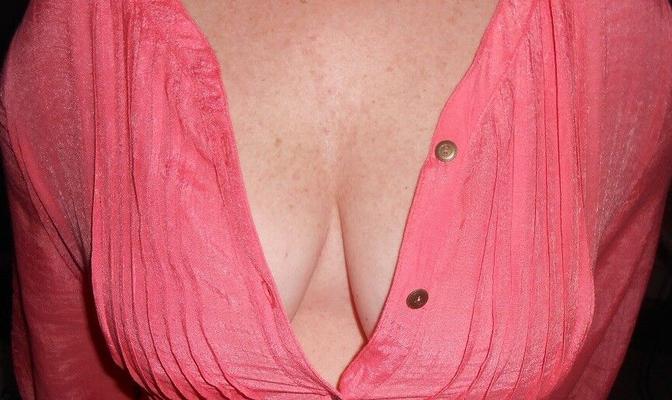 Nipples in pink.