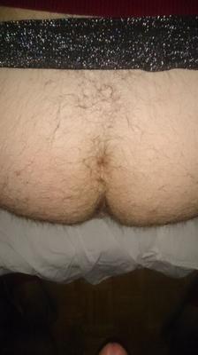 Hairy ass and a dick