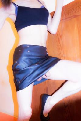 pvc miniskirt