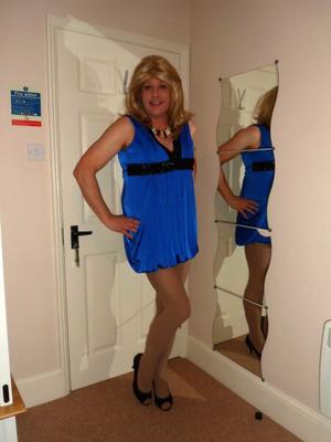 CD Nicola in Blue Dress