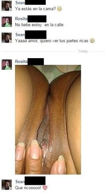 Rosita milf from Guatemala tricked to send nudes in facebook