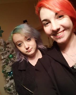 Lesbian Goths: Vicki and Ellie