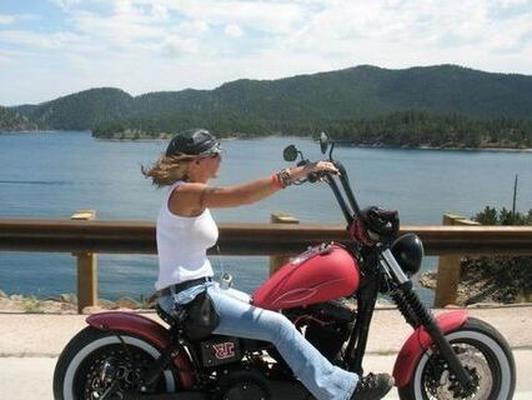 Mulheres e Harleys